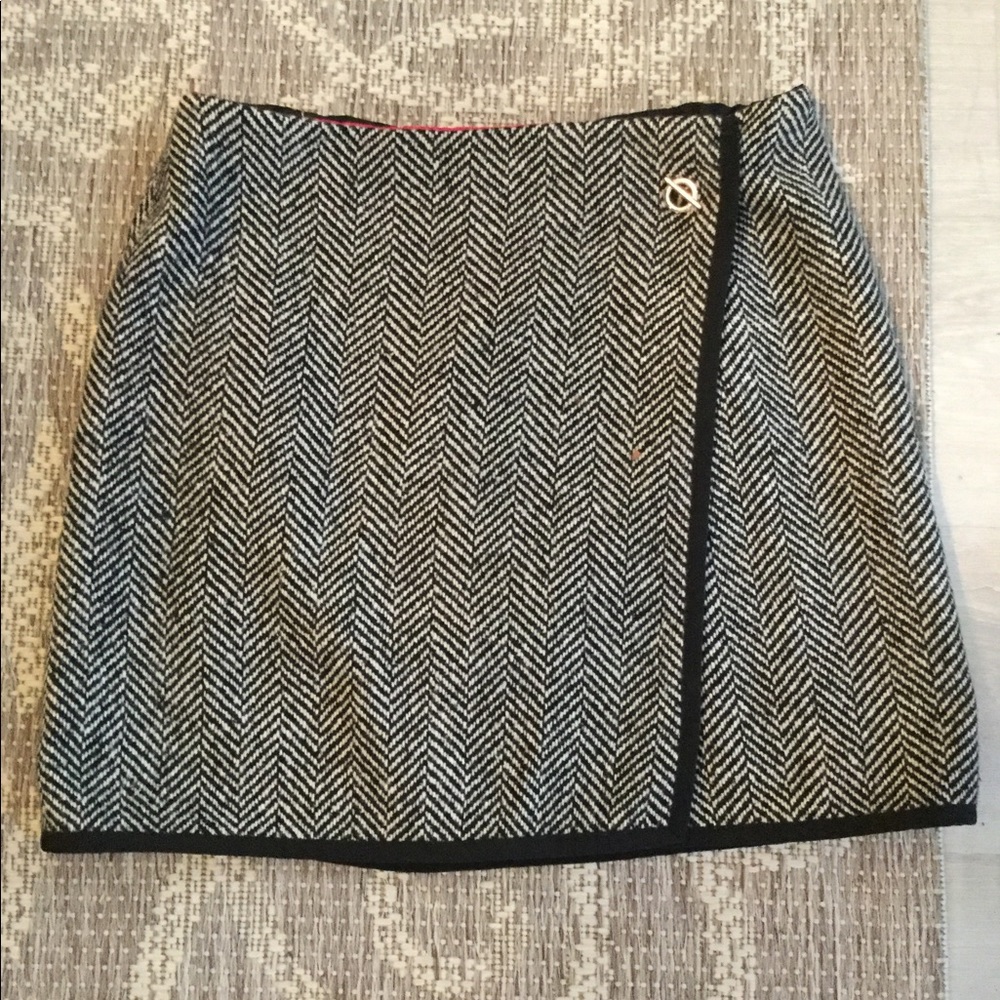 Tommy Hilfiger Tweed Wrap Skirt